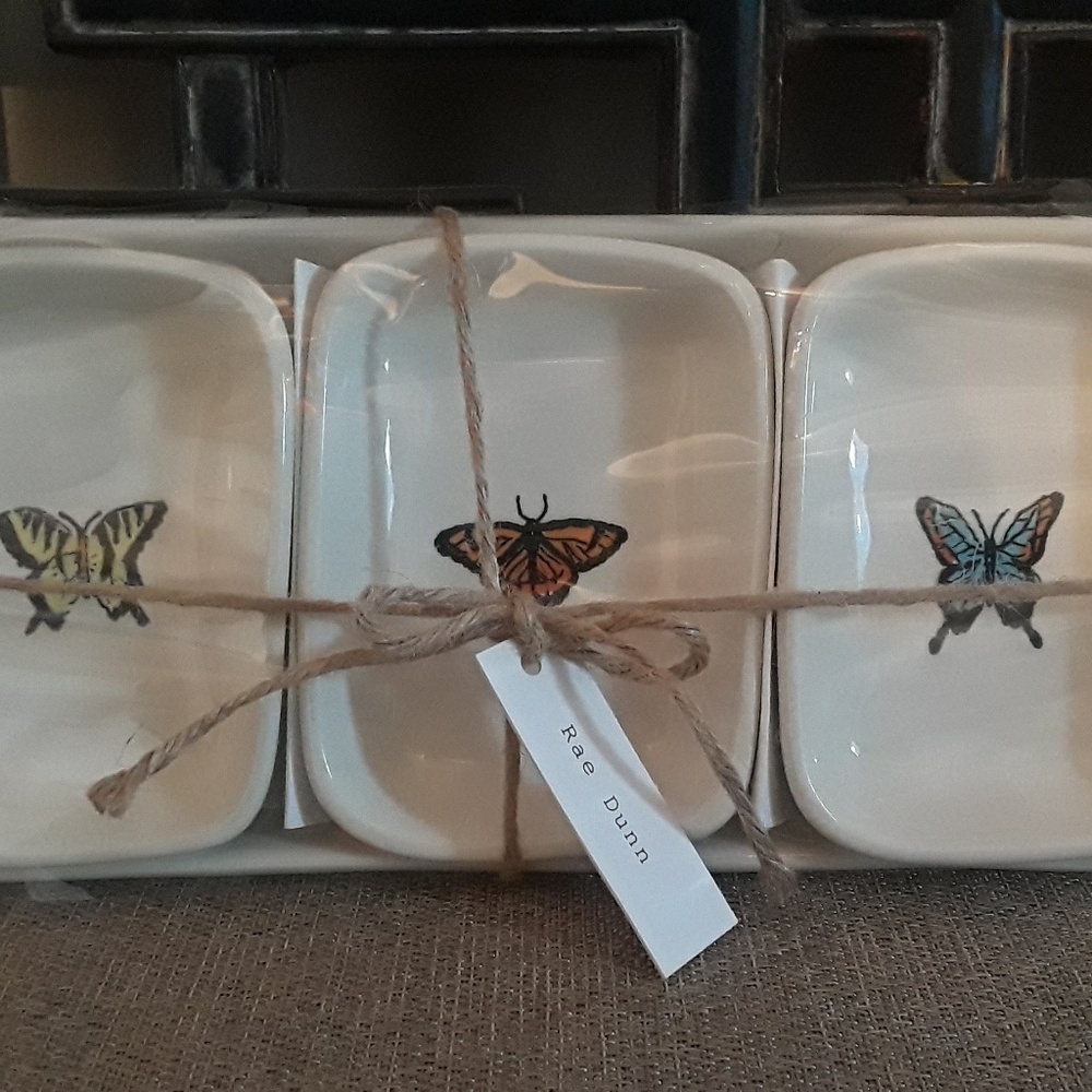 Authentic Rae Dunn Tray Set (4)